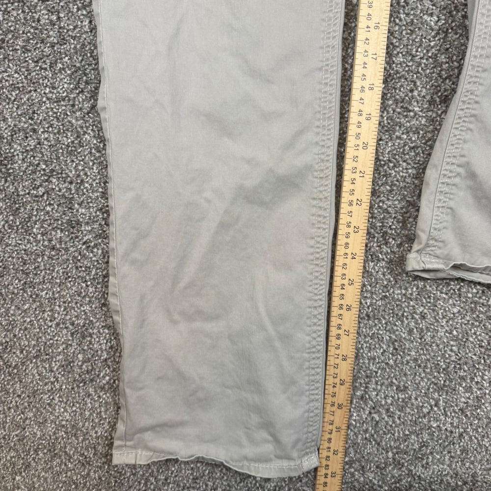 BKE Casuals Tyler Straight Leg Khaki Pants Mens 38L Tan Chino Stretch Cotton - Picture 5 of 8